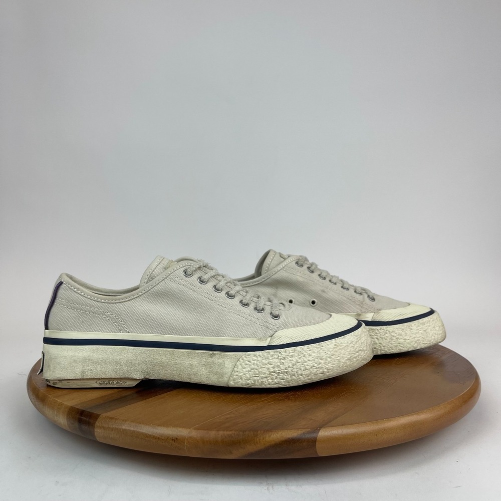 Mens Eytys Laguna Ivory Canvas Comfort Casual Shoes Sneakers Size 9 M‎ GUC